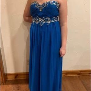 Royal Blue prom dress!!